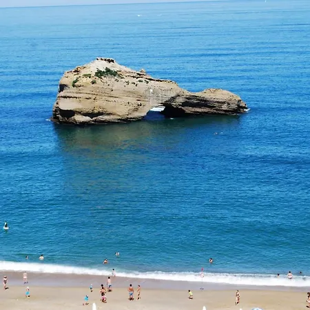 アパート Studio A A 20 M De La Plage Avec Vue Sur La Mer Terrasse Amenagee Et Wifi ビアリッツ
