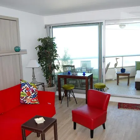 アパート Studio A A 20 M De La Plage Avec Vue Sur La Mer Terrasse Amenagee Et Wifi *